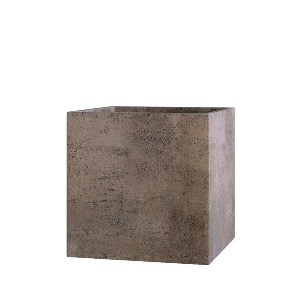 Кашпо CUBE SMOKEY GREY 30x30x30