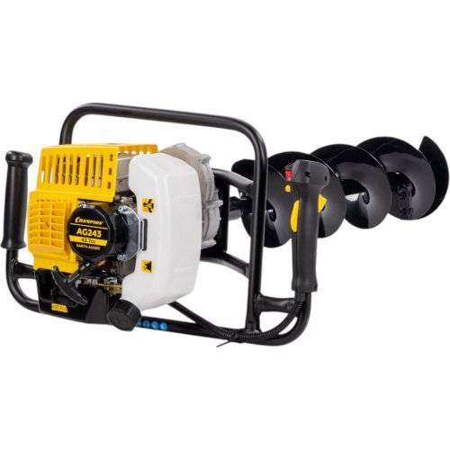 Мотобур CHAMPION AG 243 + шнек 150 мм   C8052