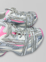 Кроссовки 218-4 на массивной подошве с надписями на шнурках