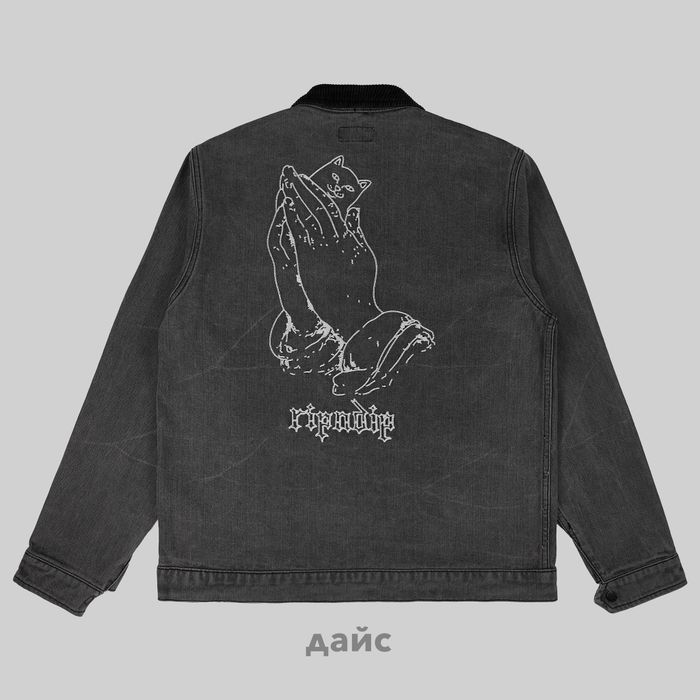 Куртка мужская Ripndip Los Feliz Denim Work Jacket артикул:RND10192 - купить в магазине Дайс