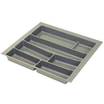 Ёмкость в базу 600 для столовых приборов, цвет орион серый / глубина 500