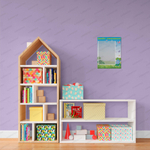 Табличка Давайте познакомимся с карманом А4 Капельки 924