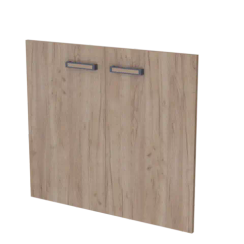 Комплект фасадов ЛДСП средние PREGO 842х1181х18 П.ФС Дуб Крафт табачный/Антрацит