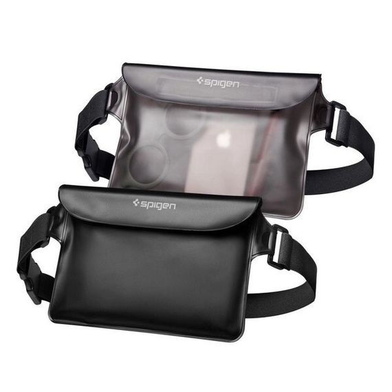 Водонепроницаемая сумка Spigen Universal Waterproof Waist Bag 2 шт. (AMP04531) Black