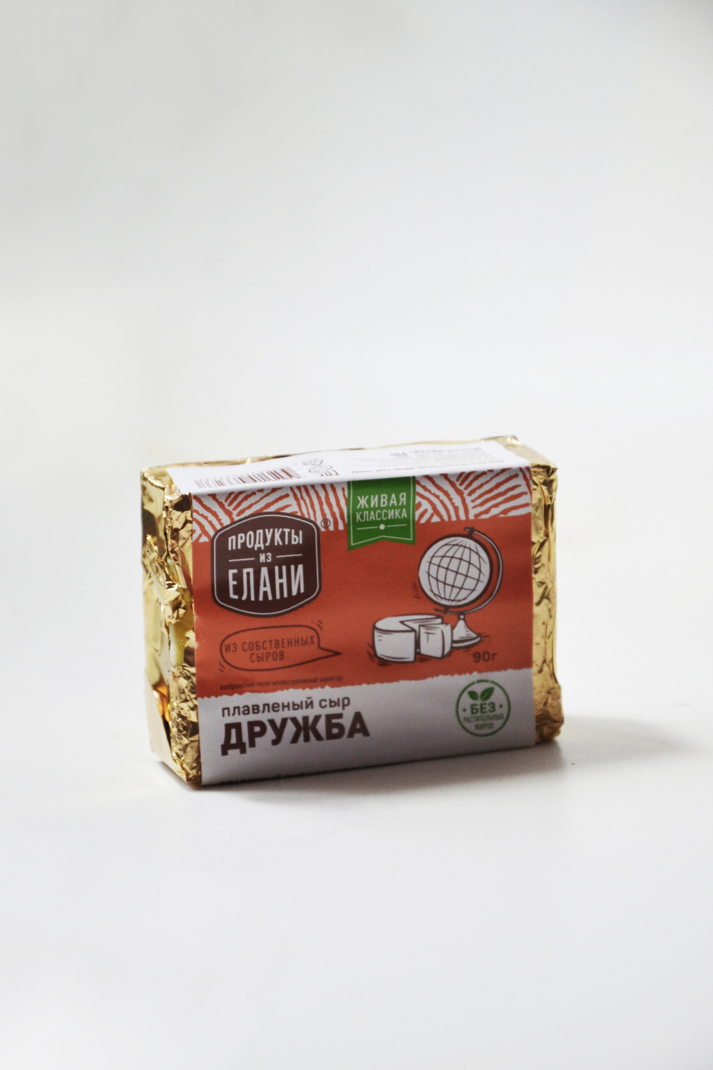 Сыр плавленый Продукты из Елани Дружба 55% 90г