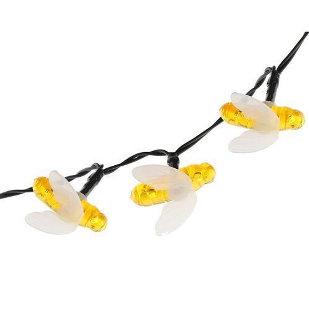 Гирлянда садовая ERASG024-03 ЭРА Пчелки 5.8м солнечная батарея ЭРА Б0044218