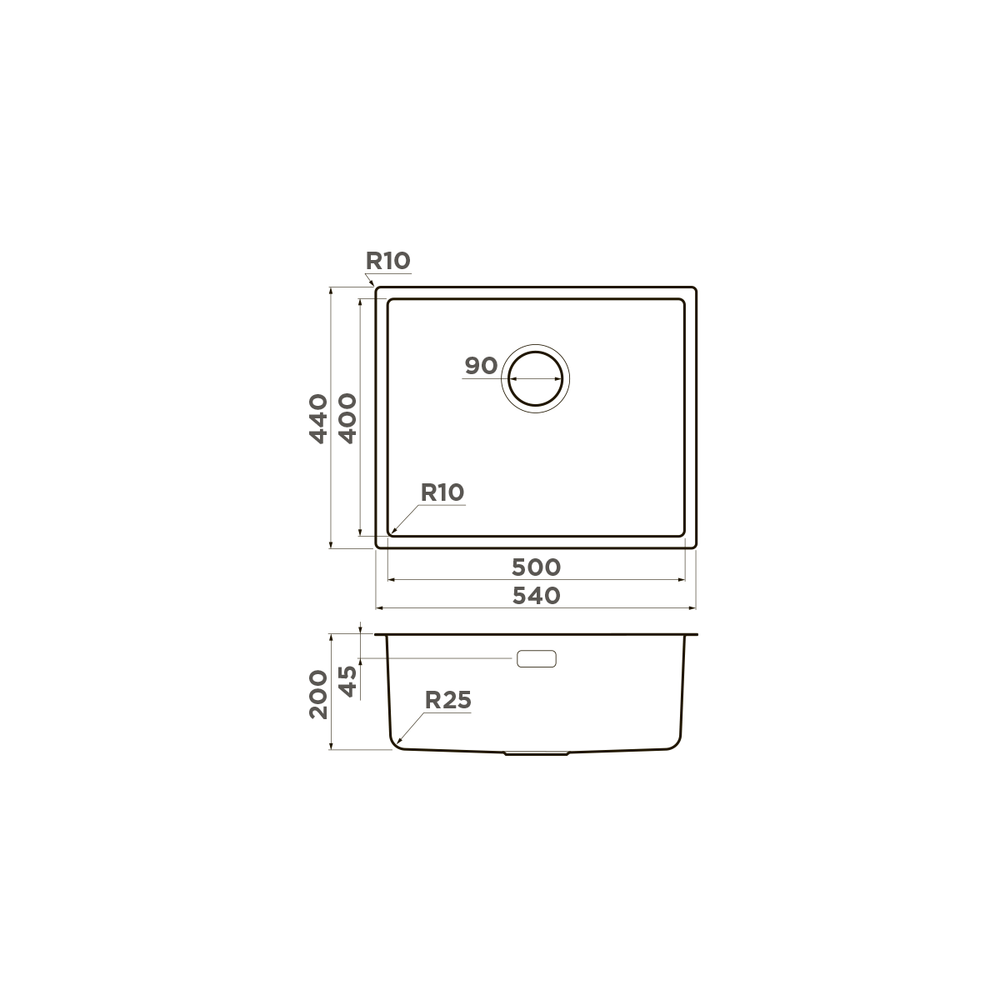 Мойка Omoikiri Tadzava 54-U/I Ultra-LG нерж. сталь | Светлое золото