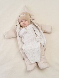 Комбинезон демисезонный с закрытой ножкой "Тофу" 0+