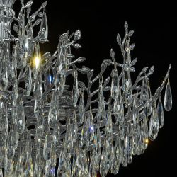 Citilux RITZ CL310121 Люстра хрустальная подвесная Хром