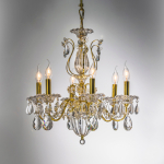 790062 Люстра SCHON 6x60W E14 ЗОЛОТО