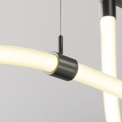 Потолочный коннектор с тросовым подвесом в шинопровод Maytoni Flarity   TRA154CSW-1B