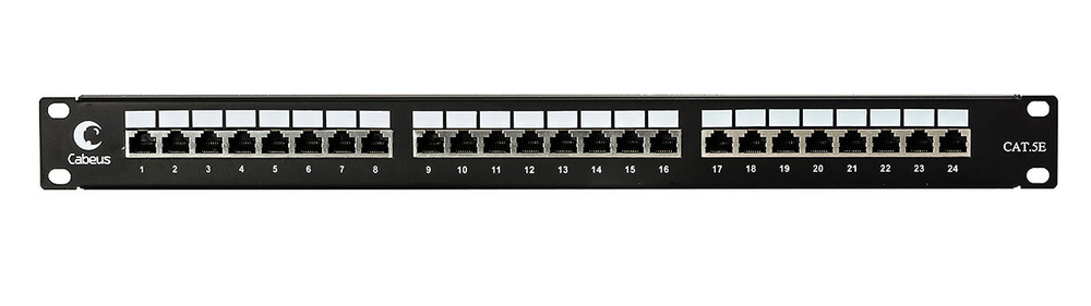 Патч-панель  Cabeus PL-24-Cat.5e-SH-Dual