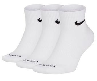 Теннисные носки Nike Everyday Plus Cushioned Training Ankle Socks 3P - white/black