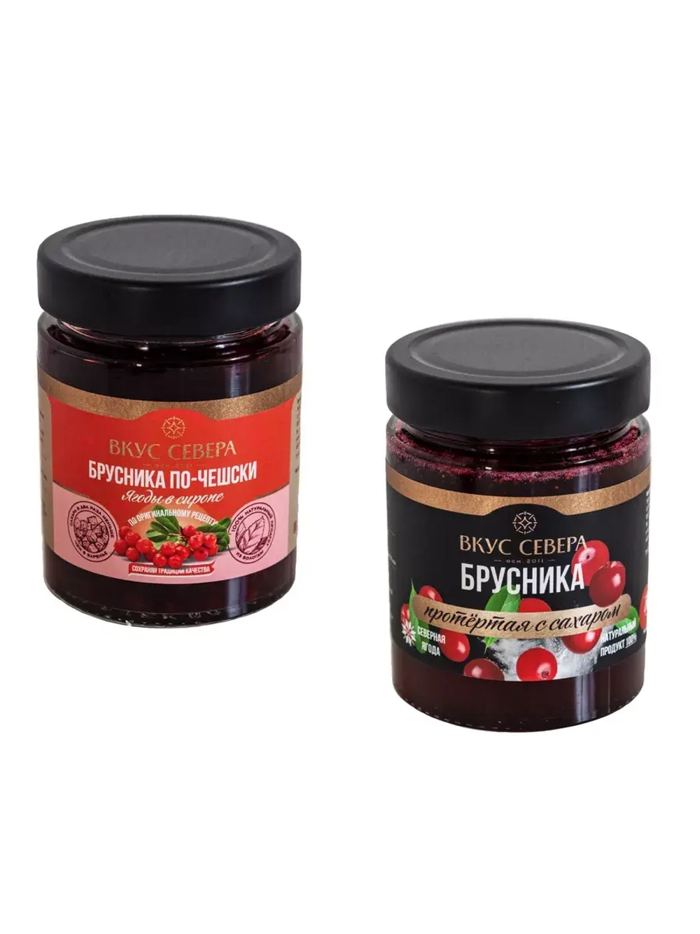 Брусника по-Чешски и Брусника протертая с сахаром