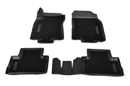 Ковры в салон Norplast/Unidec для Nissan Qashqai в кузове J11 (2015-)Полиуретан,российская сборка арт.NPA11-C61-608-CM