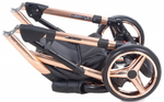 Детская коляска Adamex Chantal Star Collection 3 в 1 STAR101 черный+розовый