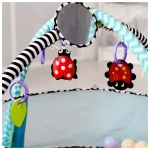 Развивающий коврик "БОЖЬЯ КОРОВКА" 3в1 с шариками