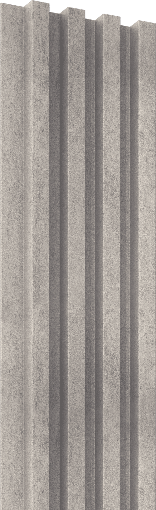Реечная ламинированная панель ПВХ LEGNO Бетон серый 2900 мм