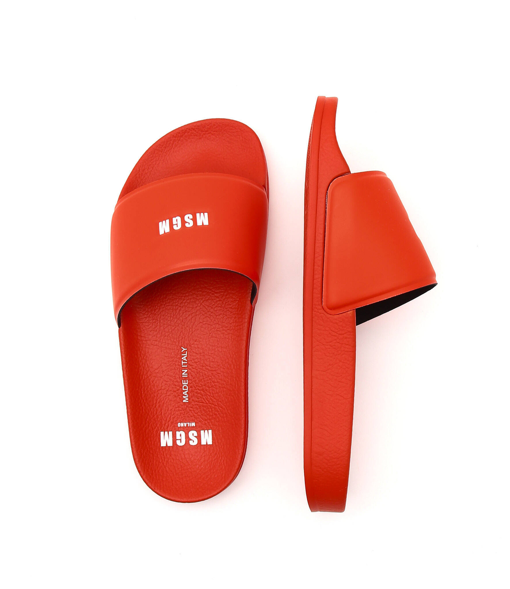 шлепанцы MSGM - красный(3241MDS208 970)