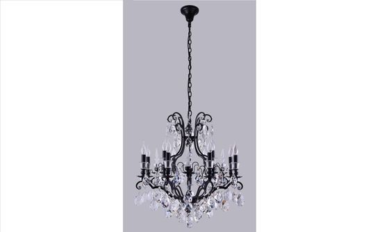 Подвесная люстра 13*E14 MAGNIFICO SP13 BLACK/TRANSPARENT черный Crystal Lux.