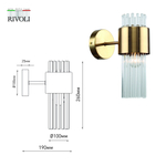 Бра светильник Rivoli   3149-401 настенный 1 х Е14 40 Вт модерн