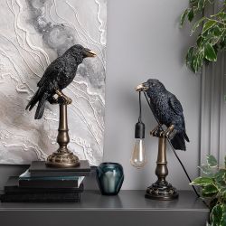 Светильник бытовой Ворон Рэйвен Черный Пепел Бронза