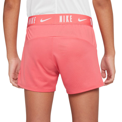 Шорты для девочки теннисные Nike Dri-Fit Trophy 6in Shorts - pink salt/pink salt/white