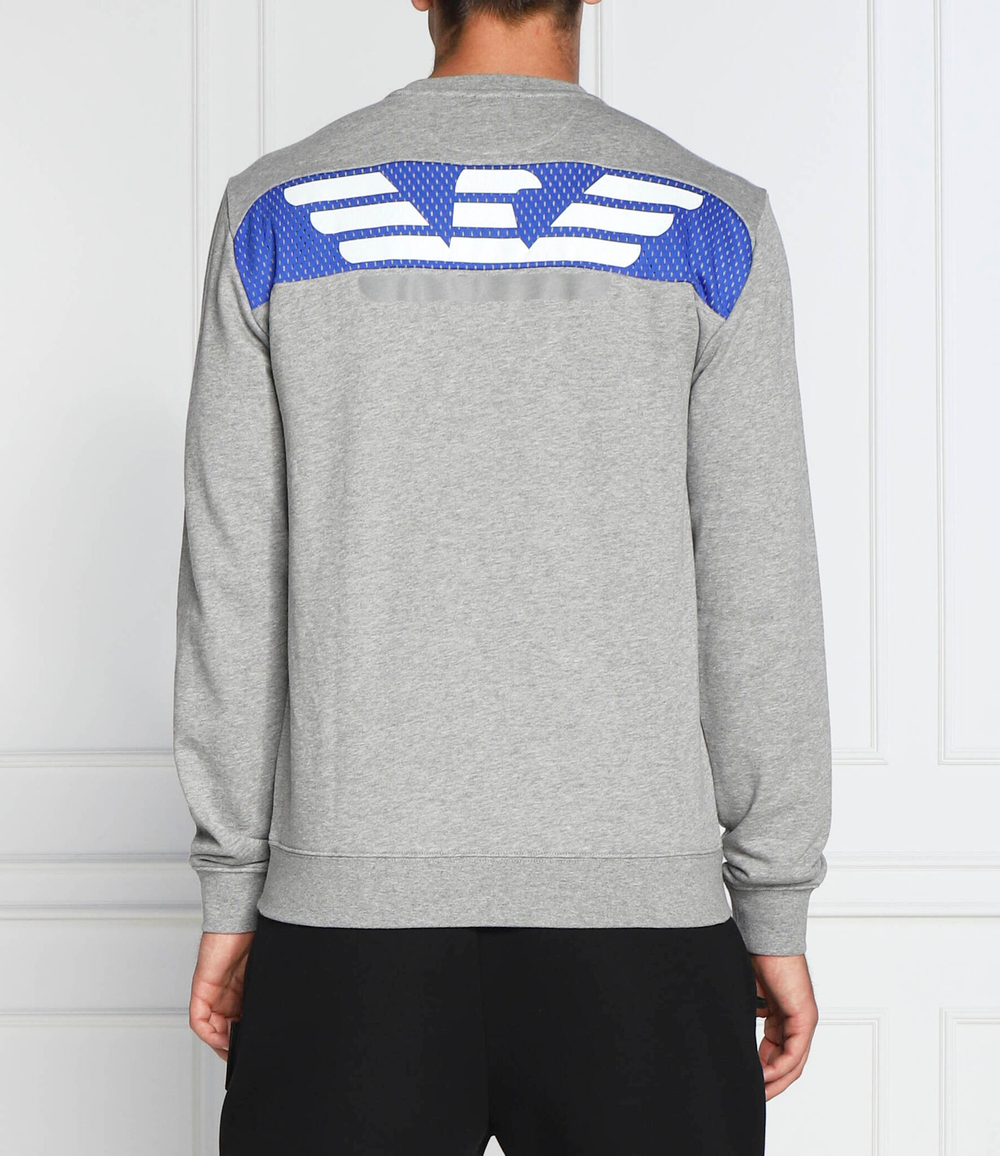 Худи EA7 - серый(6LPM69 PJEQZ)