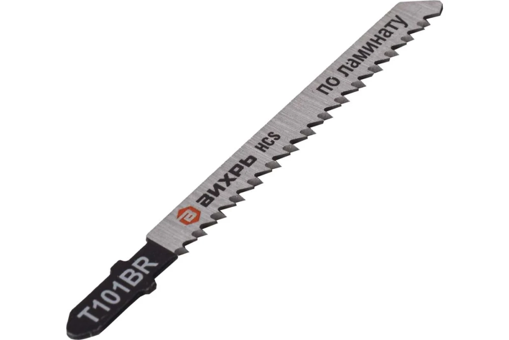 Пилки для лобзика Т101В по ламинату, чистый, обратный рез 100х75мм, 2 шт. Вихрь 73/10/5/1