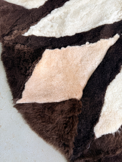 Ковер шкура натуральная овчина меховой