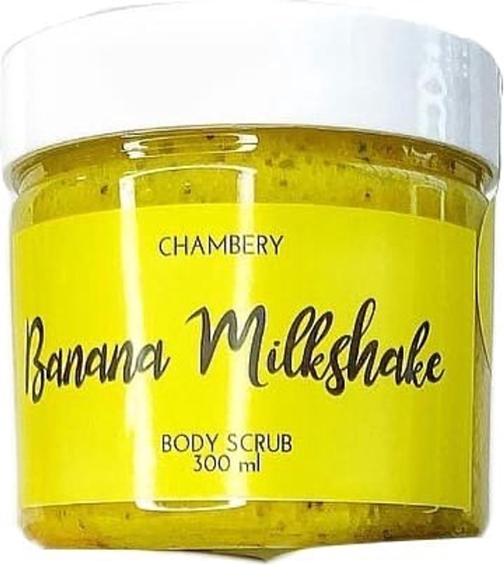 Скраб для тела CHAMBERY "Banana Milkshake" с ароматом спелых бананов 300 мл.