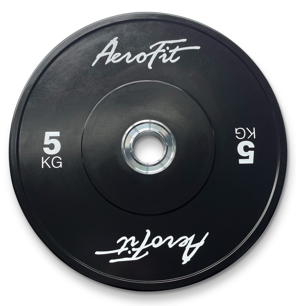AeroFit AFBD 5 кг бамперные диски для кроссфита, черные