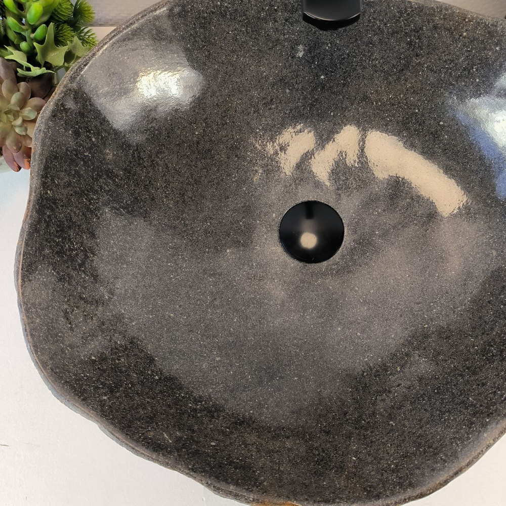 Раковина из речного камня RS-65379 52*45*16 0862