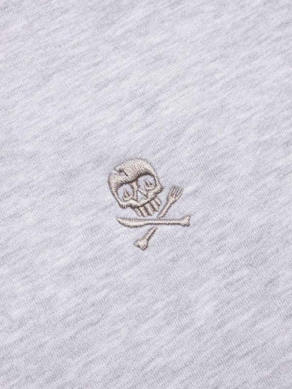 Худи Logo меланж серый - фото 11