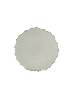 Zara Home тарелка десертная из стекла, цвет зелёный, 22 см