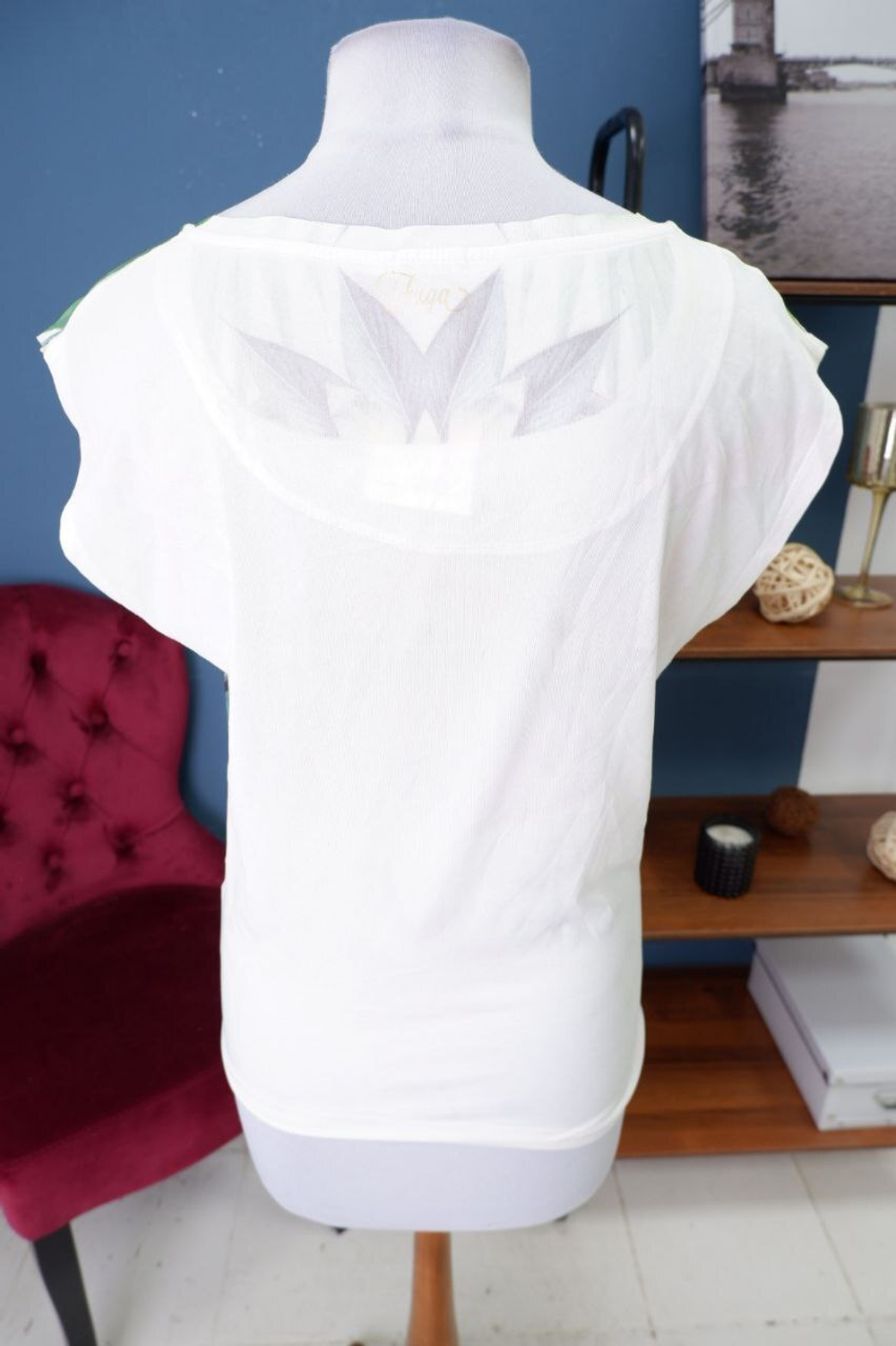 Блузка Fuga с принтом 44 размер