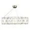 SL6602.203.72 Светильник подвесной ST-Luce Золотистый/Прозрачный LED 1*72W 4000K GRAVETTA