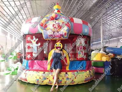 Детский надувной батут "Шатёр цирка" 5*5*4 м