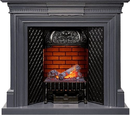 Каминокомплект Chelsea - Серый графит с очагом Cassette 400 NH