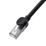 LAN кабель Baseus High Speed Six Types of RJ45 Gigabit Network Cable (Round) - Black 5m