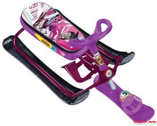 Снегокат Nika Kross slalom к/СИРЕНЕВЫЙ 270мм  СНК/SL