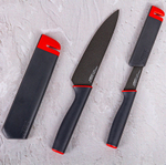 Набор из 2 ножей в чехлах со встроенной ножеточкой Slice&Sharpen 3,5' и 6', Joseph Joseph