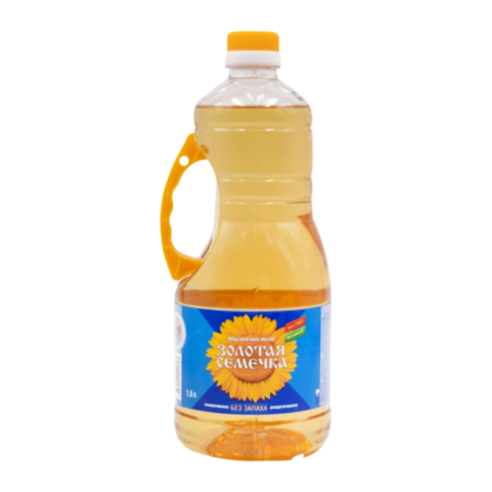 Подсолнечное масло Золотая Семечка 1,8 л