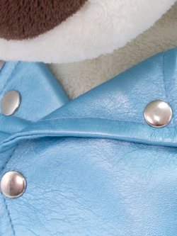 Мягкая игрушка Бартоломей в голубой жилетке 33см