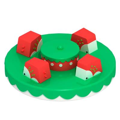 Детский аттракцион 4kids Карусель «Клубничка» c электроприводом