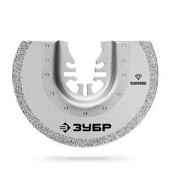 ЗУБР DIAMOND 85x2.0 мм полотно пильное с алмазным зерном Р50: керамика, бетон, кирпич, UniLock (15554-85)