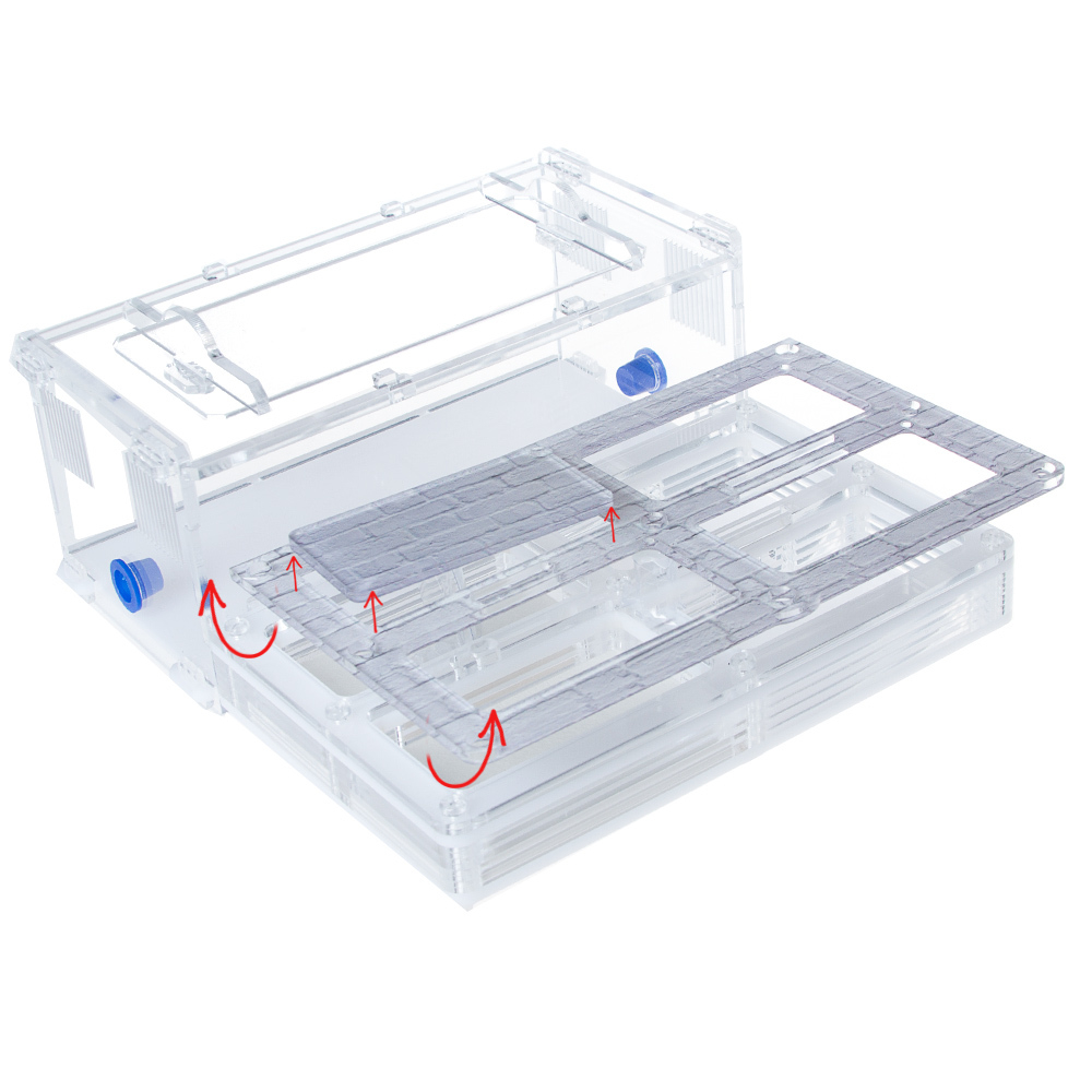 Цветная панель "Белый кирпич" для формикария Direct