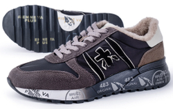 Premiata Lander 6103 Серые с синим с мехом