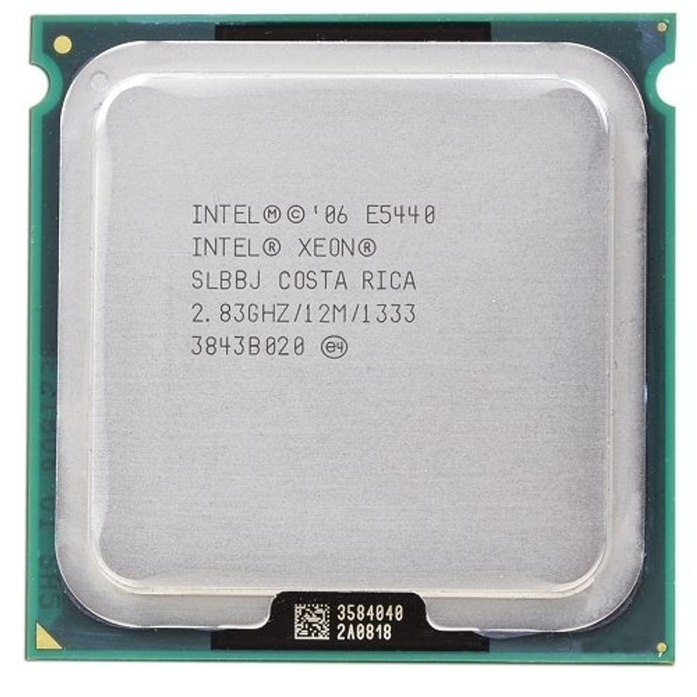 Процессор Intel Xeon E5440 Harpertown (2833MHz, LGA771, L2 12288Kb,  1333MHz) , SLBBJ, oem