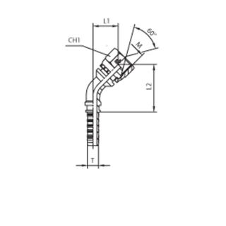 Фитинг DN 08 DKM (Г) 18x1.5 (45)